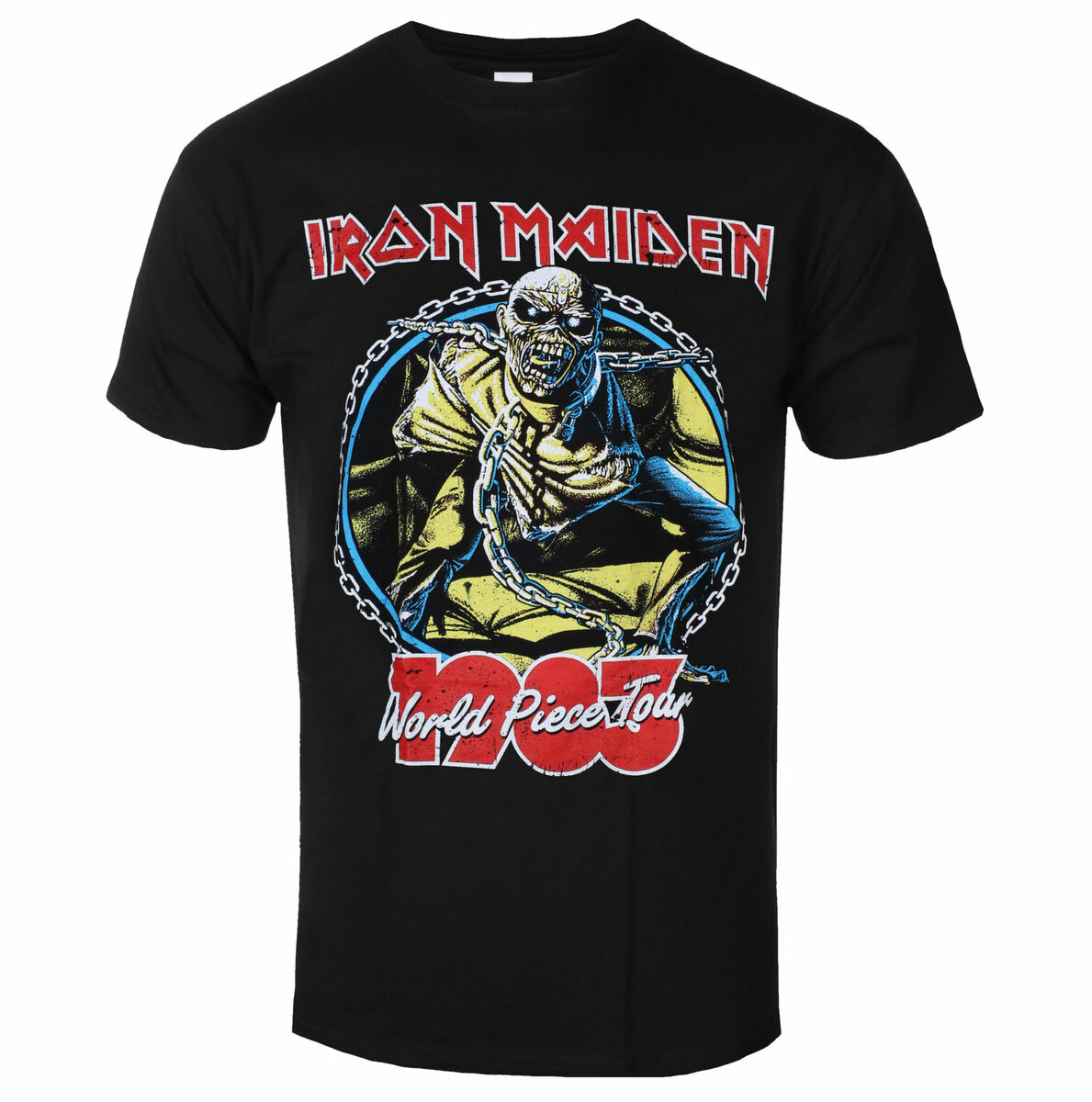 Metal T-Shirt Männer Iron Maiden - World Piece Tour '83 V2 BL - ROCK OFF - IMTEE123MB S