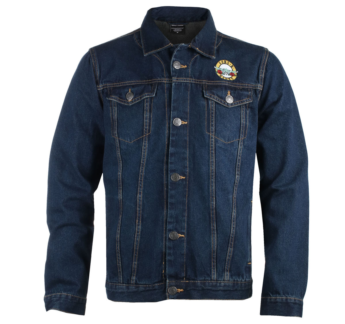 Herren Jacke Jeansjacke Guns N' Roses - Classic Logo - DENIM - ROCK OFF L